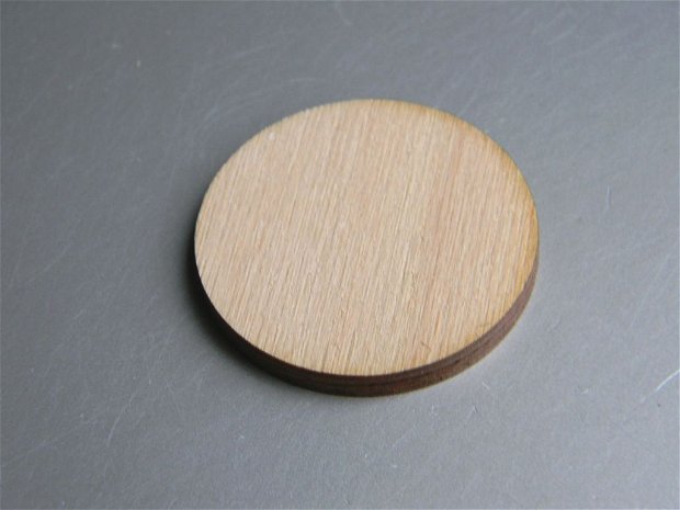 Baza pandantive - lemn - 50 mm
