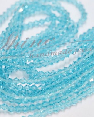 Sticla bicone, Light Sky Blue