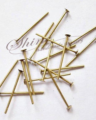 Ace cu cap bronz antichizat, 2cm (50BUC)