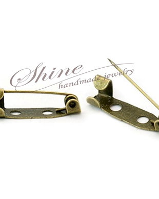 Baza brosa bronz, 20x5mm