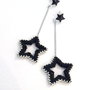 cercei stelute si cristale swarovski