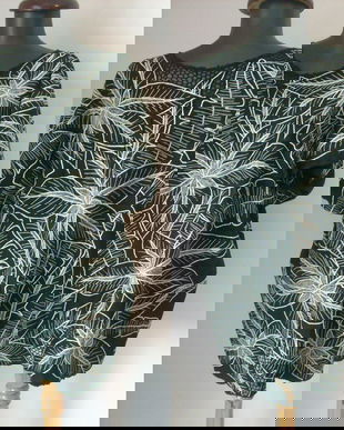 BLUZA ALB NEGRU BRODERIE