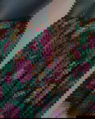 FUSTA BROCARD FLORAL