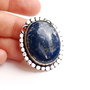 Pandant Lapis Lazuli in rama argintata