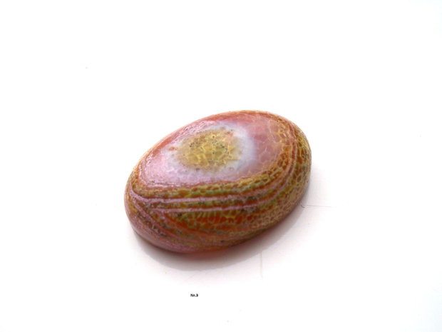 Cabochon agata veins