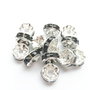 LRH1 - rhinestone negru 8 mm