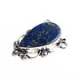 Pandant Lapis Lazuli in rama argintata