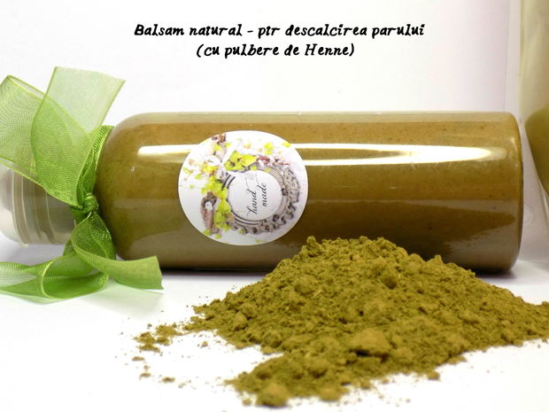 ,,Henne pulbere'' - Balsam natural ptr descurcarea parului  - 100ml