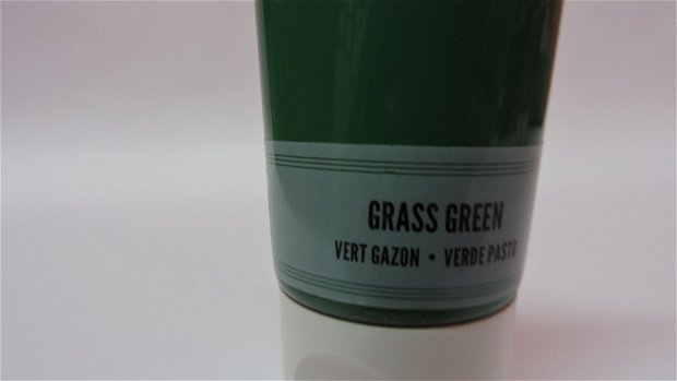 Vopsea acrilica cremoasa- verde iarba