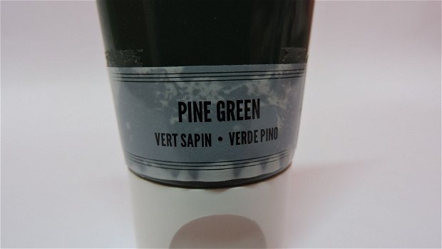 Vopsea acrilica cremoasa-verde pin