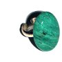 Inel reglabil din Argint 925 si Bloodstone Australia - IN376 - Inel oval verde, cadou romantic, inel pietre semipretioase, cadou 8 martie sotie