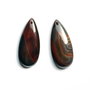 Set 2 buc agate - lacrima cu spate plat