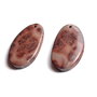 Pereche jasper - natural, netratat