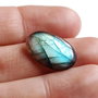 Cabochon Labradorit oval - flashy