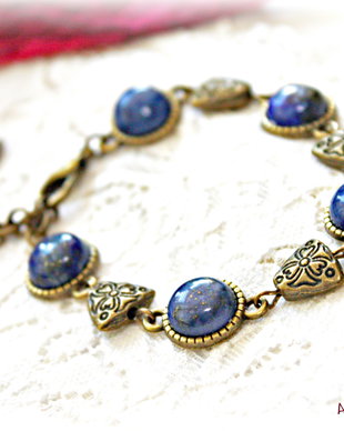 Bratara reglabila cu lapis lazuli