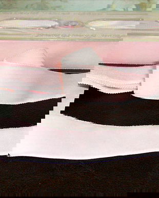 panglica de catifea roz pudrat