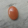 Cabochon aventurin portocaliu, 25x18 mm