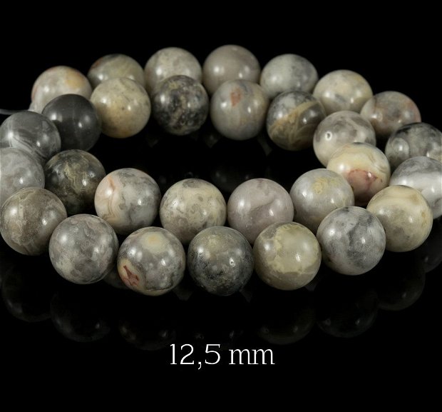 Agate naturale, 12,5 mm, AG10