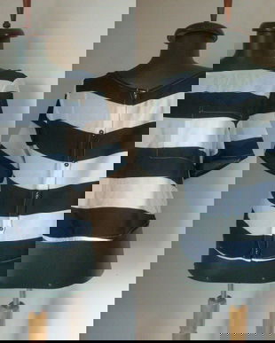 H&M BLUZA VAPOROASA STRIPE