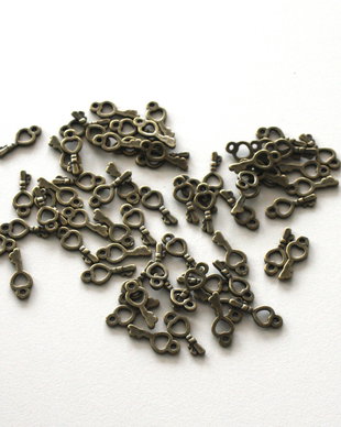 10 x Charm bronz antic cheita