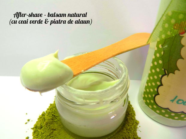 ,,Ceai verde & piatra de alaun''- After shave, balsam natural (50ml)