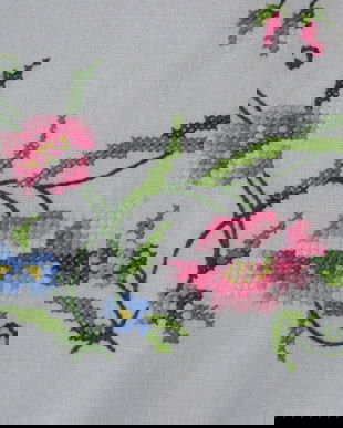 Stergar brodat cu maci