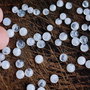Set 10 buc cabochoane moonstone -  aprox. 5 mm