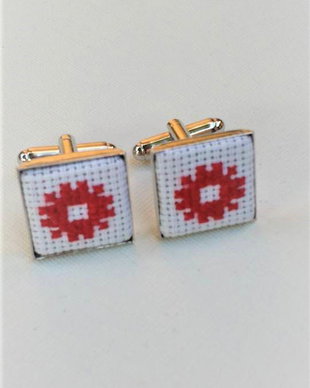 Butoni pentru camasi - broderie traditionala