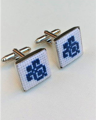 Butoni pentru camasi - broderie populara
