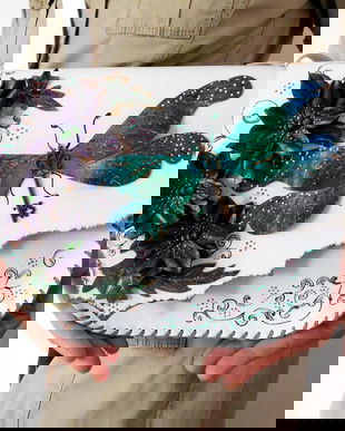 Geanta "Crossbody" handmade unicat- Summerland