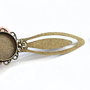 Semn de carte bronz - baza cabochon 20 mm