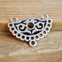 Pandantiv zamak argintat antichizat 28x20mm PASA 0007