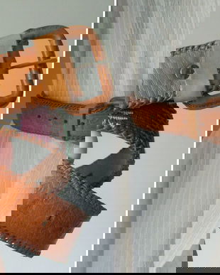 CUREA HANDMADE PIELE SI TESATURA LANA