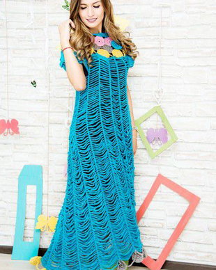 rochie crosetata