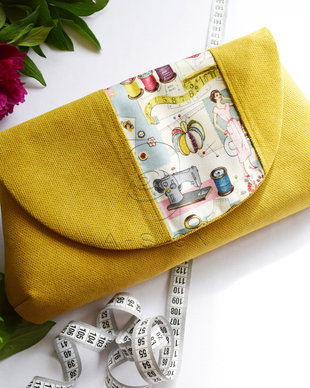 Poseta - mustariu Sewing unicat