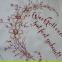 Stergar rustic cu broderie