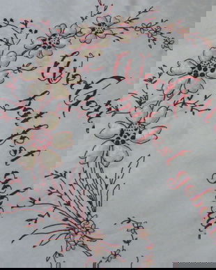 Stergar rustic cu broderie