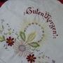 Stergar rustic cu broderie