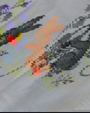 Fata de masa cu broderie