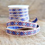 Banda lata, choker / bratara motiv etno 11mm ( 45cm) DVLAK 102
