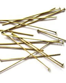 LA15 - (50 buc) ace cu cap bronz 40 mm