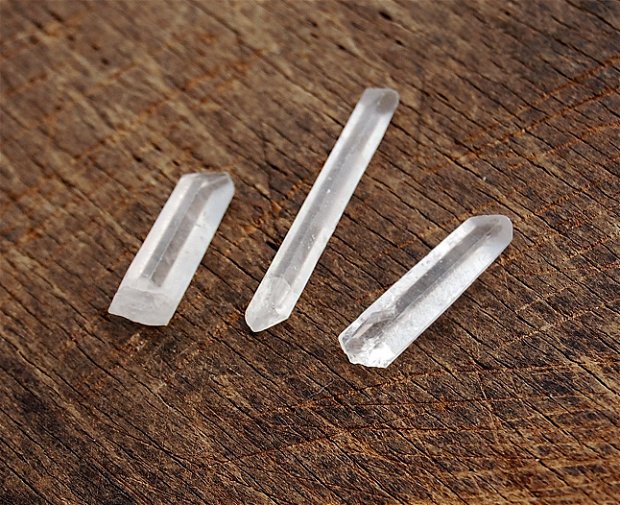 Lemurian seed quartz - set 3 buc  - B0033