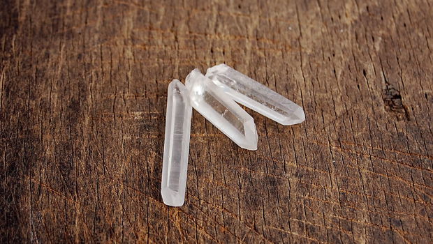 Lemurian seed quartz - set 3 buc  - B0033