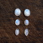 Set 3 perechi  - moonstone - forme diverse - PM061