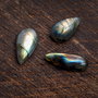 Set 3 Labradorite flashy - lacrimi
