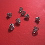 Capac conic din argint rodiat aprox 5x5 mm