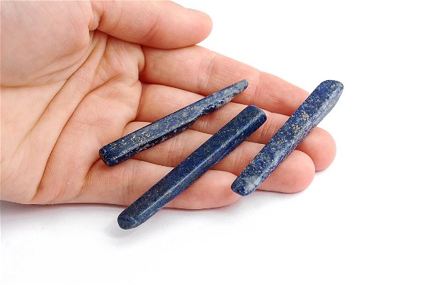 Set Lapis Lazuli natural, netratat  -   3 buc  -L3#