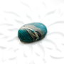 Cabochon Ghost eye jasper cu aspect neuniform, matizat