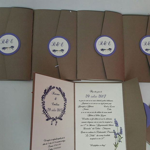 Invitatie Lavanda