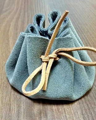 Saculet piele de bijuterii